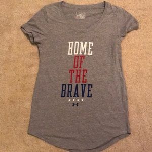 Under Armour Home of the Brave tee shirt